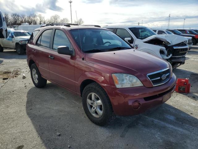 KNDJD733965609767 - 2006 KIA SORENTO EX RED photo 4