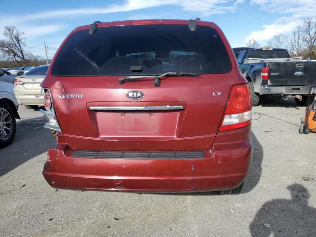 KNDJD733965609767 - 2006 KIA SORENTO EX RED photo 6