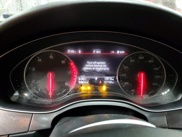 WAUHGAFC0EN060972 - 2014 AUDI A6 PRESTIGE BLACK photo 9