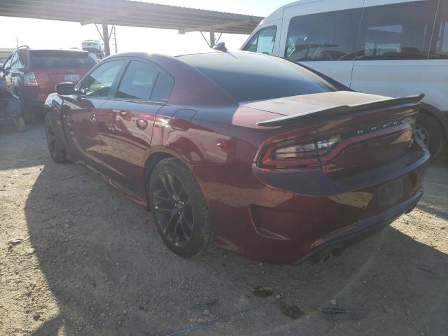 2C3CDXGJ7MH630452 - 2021 DODGE CHARGER SCAT PACK RED photo 2