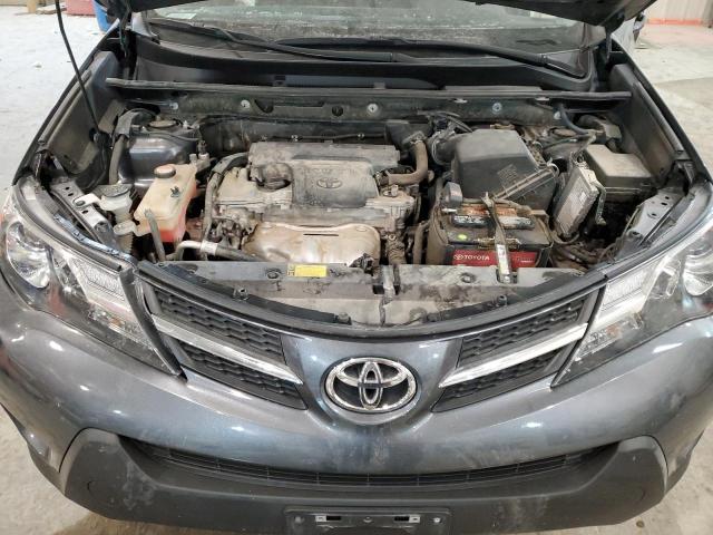 JTMRFREV9FD133744 - 2015 TOYOTA RAV4 XLE GRAY photo 11