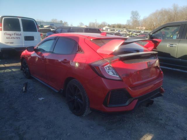 SHHFK7H44HU204624 - 2017 HONDA CIVIC SPORT 红色 照片 2