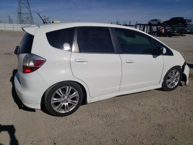 JHMGE88439S060344 - 2009 HONDA FIT SPORT WHITE photo 3