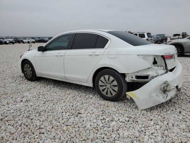 1HGCP2F34CA236544 - 2012 HONDA ACCORD LX WHITE photo 2