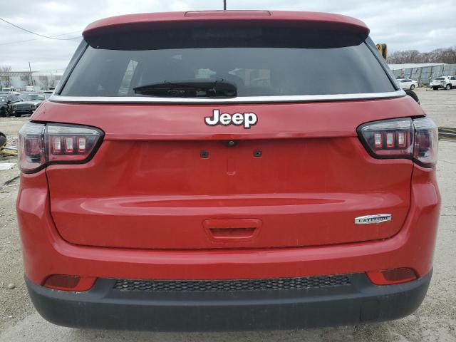 3C4NJCBB4JT287124 - 2018 JEEP COMPASS LATITUDE RED photo 6