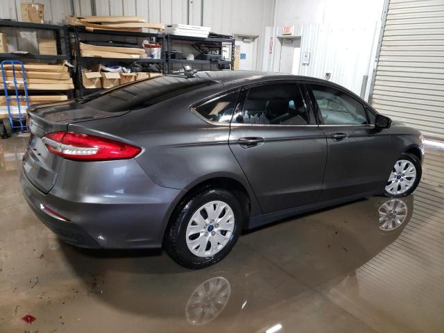 3FA6P0G79LR111715 - 2020 FORD FUSION S GRAY photo 3