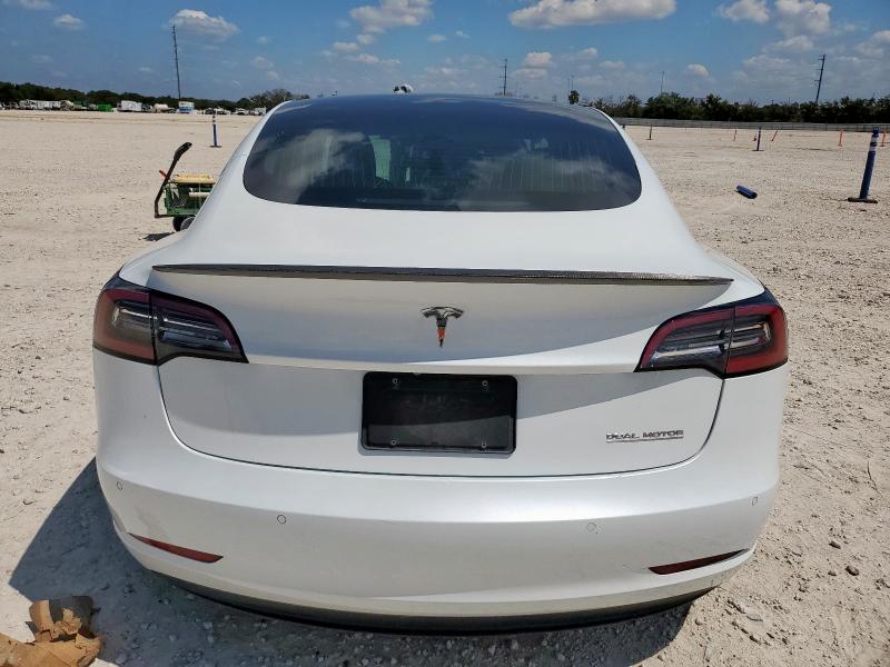 5YJ3E1EB9KF454993 - 2019 TESLA MODEL 3 Blanc photo 6