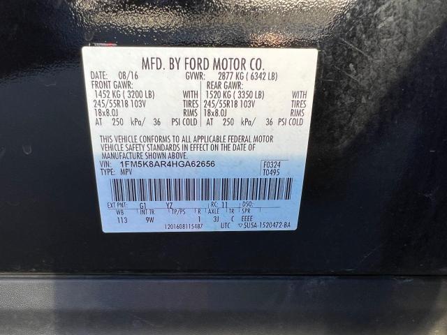 1FM5K8AR4HGA62656 - 2017 FORD EXPLORER POLICE INTERCEPTOR 黑色 照片 10