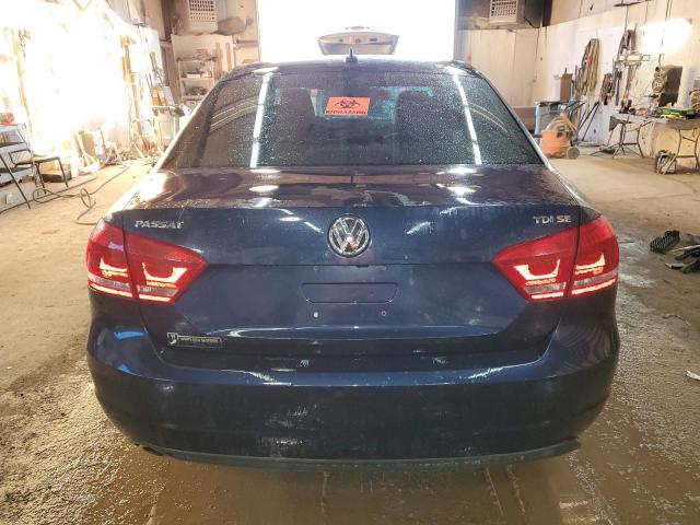 1VWBN7A34EC053038 - 2014 VOLKSWAGEN PASSAT SE BLUE photo 6