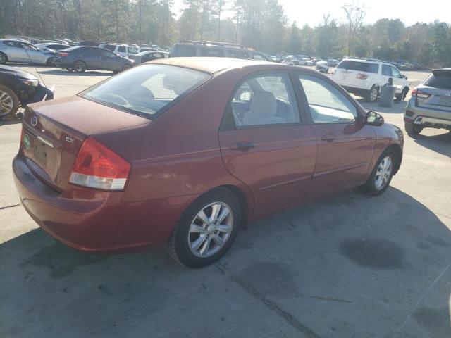 KNAFE221095648576 - 2009 KIA SPECTRA EX RED photo 3