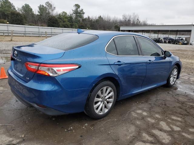 4T1B11HK7KU254684 - 2019 TOYOTA CAMRY L BLUE photo 3