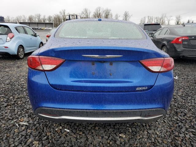 1C3CCCAB7FN644682 - 2015 CHRYSLER 200 LIMITED BLUE photo 6