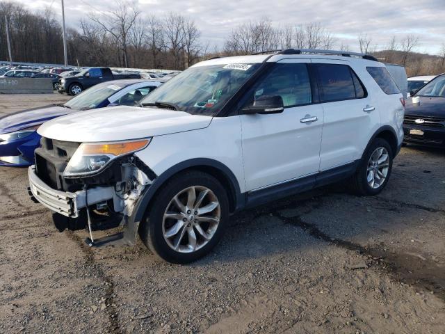 1FM5K7D81FGA02621 - 2015 FORD EXPLORER XLT WHITE photo 1