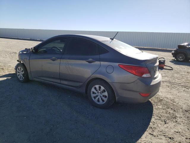 KMHCT4AE7FU930173 - 2015 HYUNDAI ACCENT GLS GRAY photo 2