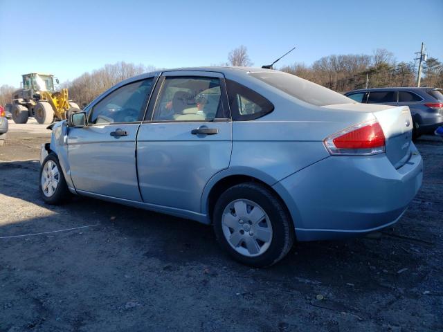 1FAHP34N79W256710 - 2009 FORD FOCUS S BLUE photo 2