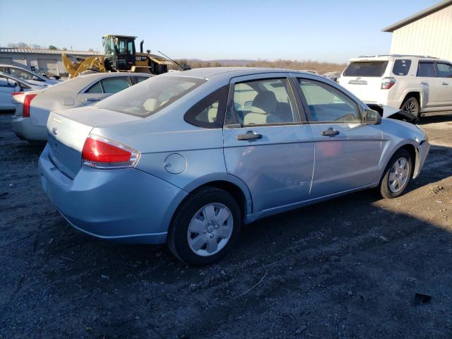 1FAHP34N79W256710 - 2009 FORD FOCUS S BLUE photo 3