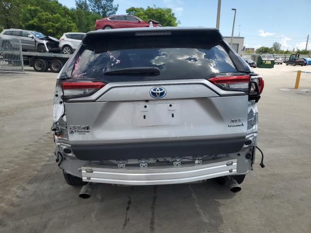 4T3RWRFV7PU106867 - 2023 TOYOTA RAV4 XLE SILVER photo 6