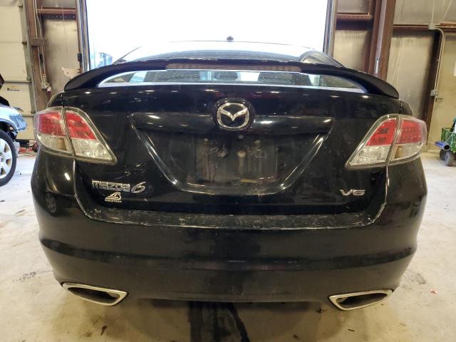 1YVHZ8CB7C5M33143 - 2012 MAZDA 6 S BLACK photo 6