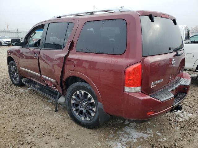 5N1BA0NC7BN608222 - 2011 NISSAN ARMADA SV BURGUNDY photo 2