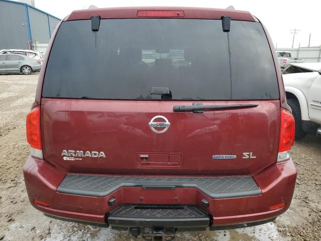 5N1BA0NC7BN608222 - 2011 NISSAN ARMADA SV BURGUNDY photo 6