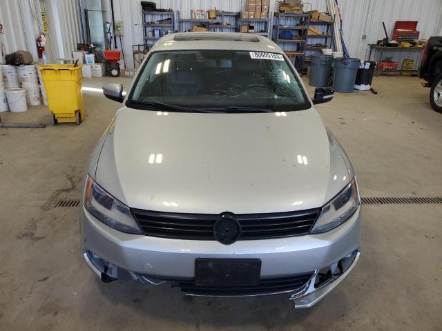 3VWLL7AJ6BM123920 - 2011 VOLKSWAGEN JETTA TDI SILVER photo 5