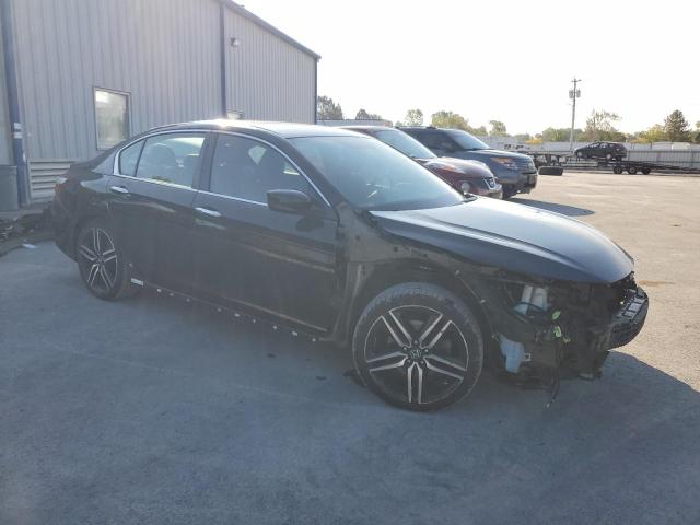 1HGCR2F56GA070853 - 2016 HONDA ACCORD SPORT Schwarz Foto 4
