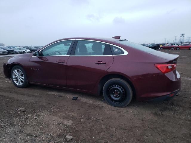 1G1ZE5ST3GF217524 - 2016 CHEVROLET MALIBU LT MAROON photo 2