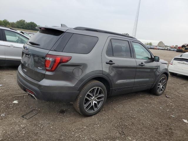 1FM5K8GT6HGB05624 - 2017 FORD EXPLORER SPORT ნაცრისფერი ფოტო 3