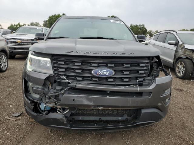 1FM5K8GT6HGB05624 - 2017 FORD EXPLORER SPORT ნაცრისფერი ფოტო 5