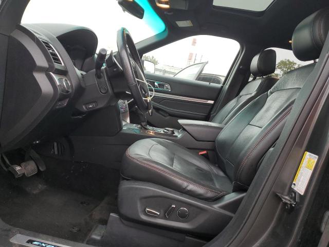 1FM5K8GT6HGB05624 - 2017 FORD EXPLORER SPORT ნაცრისფერი ფოტო 7