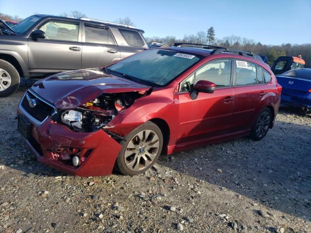 JF1GPAP69G8241213 - 2016 SUBARU IMPREZA SPORT PREMIUM RED photo 1