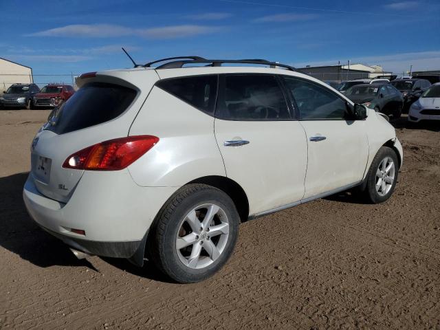 JN8AZ18U79W024737 - 2009 NISSAN MURANO S WHITE photo 3