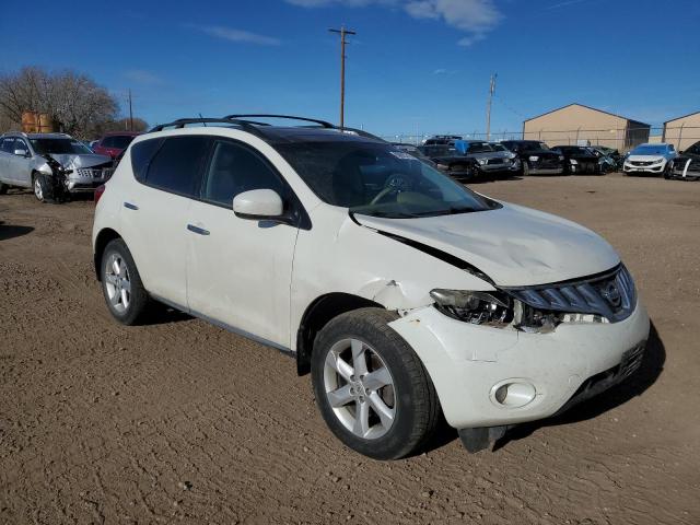 JN8AZ18U79W024737 - 2009 NISSAN MURANO S WHITE photo 4