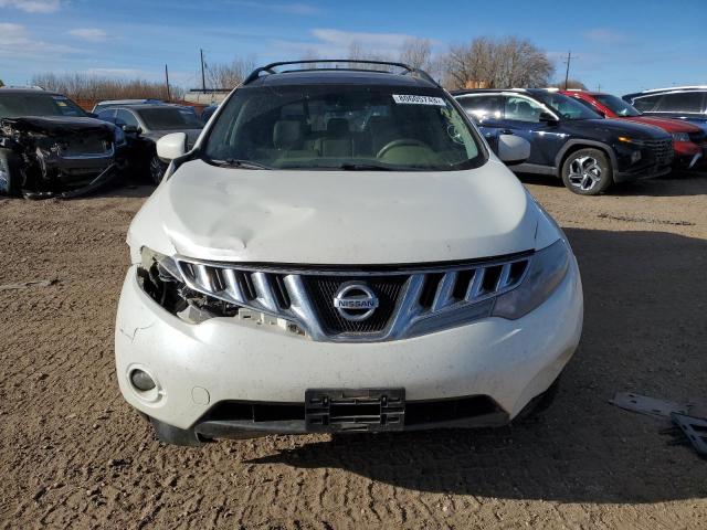 JN8AZ18U79W024737 - 2009 NISSAN MURANO S WHITE photo 5