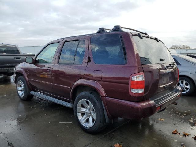 JN8DR09Y14W905161 - 2004 NISSAN PATHFINDER LE BURGUNDY photo 2