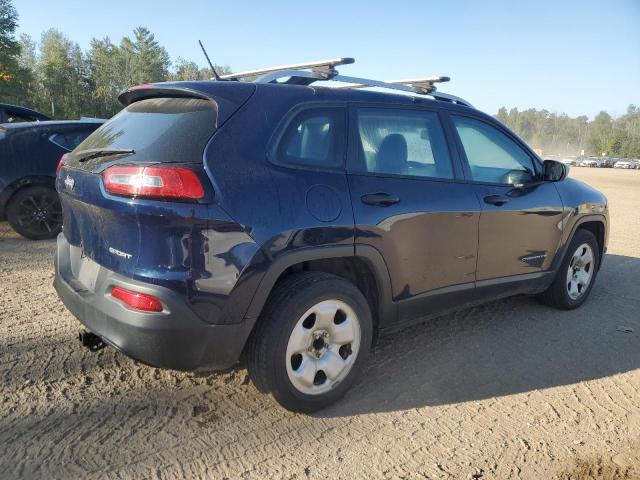 1C4PJLAB8GW172040 - 2016 JEEP CHEROKEE SPORT BLUE photo 3