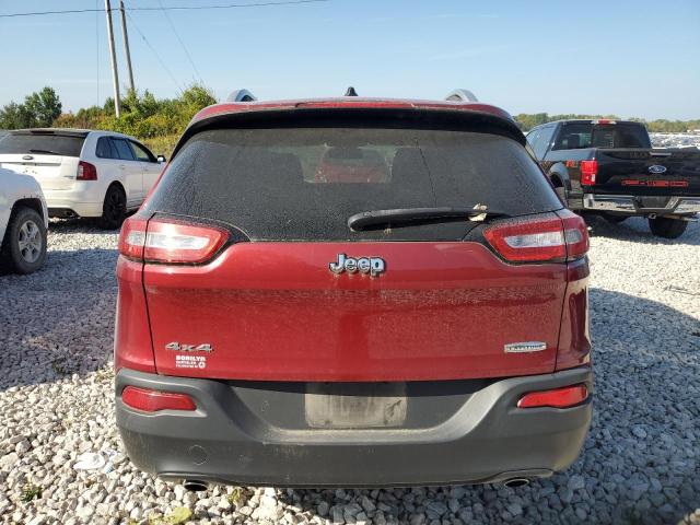 1C4PJMCS9EW204039 - 2014 JEEP CHEROKEE LATITUDE წითელი ფოტო 6