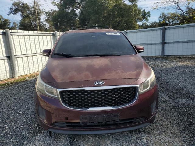 KNDMB5C10G6124936 - 2016 KIA SEDONA LX BURGUNDY photo 5