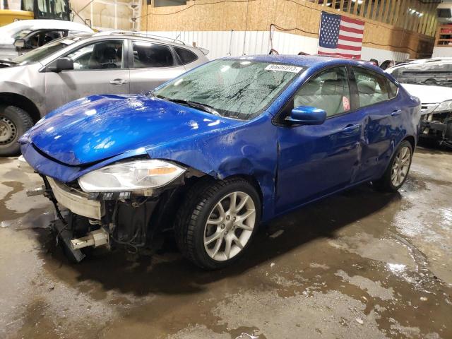 1C3CDFBA0DD107921 - 2013 DODGE DART SXT BLUE photo 1