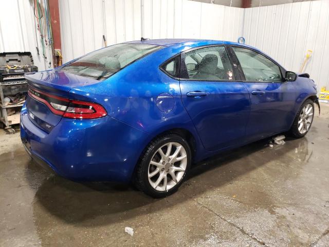 1C3CDFBA0DD107921 - 2013 DODGE DART SXT BLUE photo 3