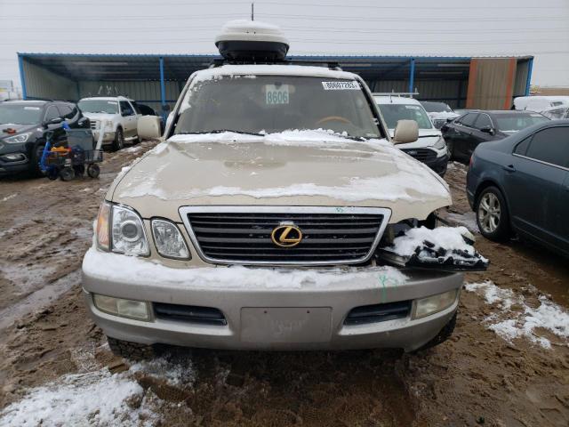 JTJHT00WX13510268 - 2001 LEXUS LX 470 GOLD photo 5