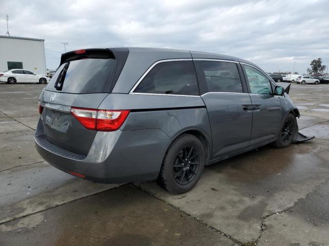 5FNRL5H21DB030715 - 2013 HONDA ODYSSEY LX GRAY photo 3