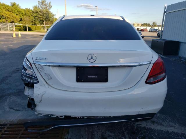 55SWF4JB3HU207591 - 2017 MERCEDES-BENZ C 300 WHITE photo 6