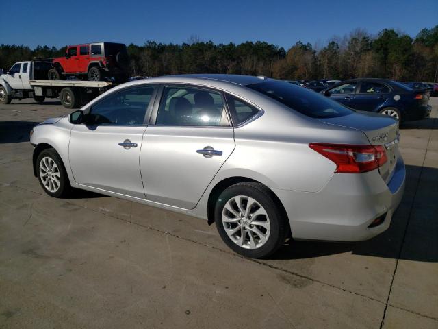 3N1AB7AP4KY373864 - 2019 NISSAN SENTRA S SILVER photo 2