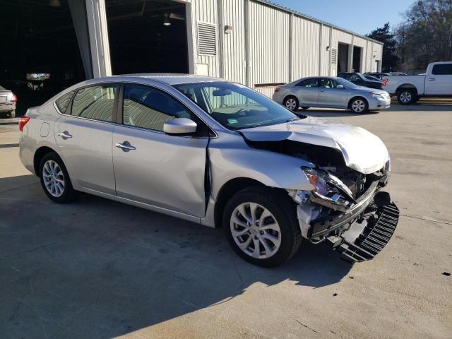 3N1AB7AP4KY373864 - 2019 NISSAN SENTRA S SILVER photo 4