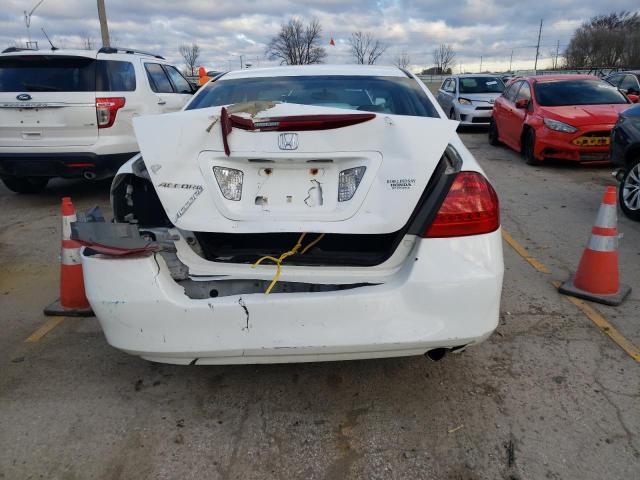 1HGCM56336A078082 - 2006 HONDA ACCORD SE WHITE photo 6