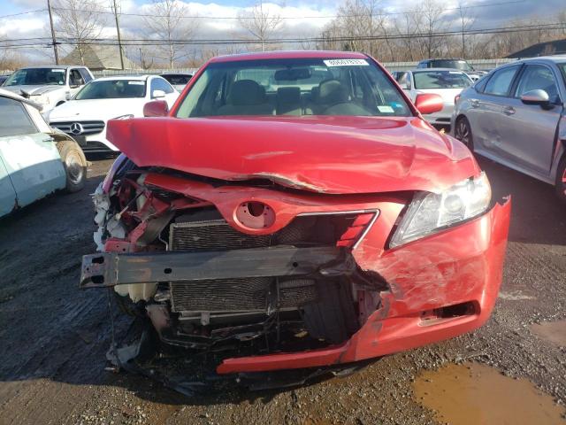 4T1BE46K09U352989 - 2009 TOYOTA CAMRY BASE RED photo 5