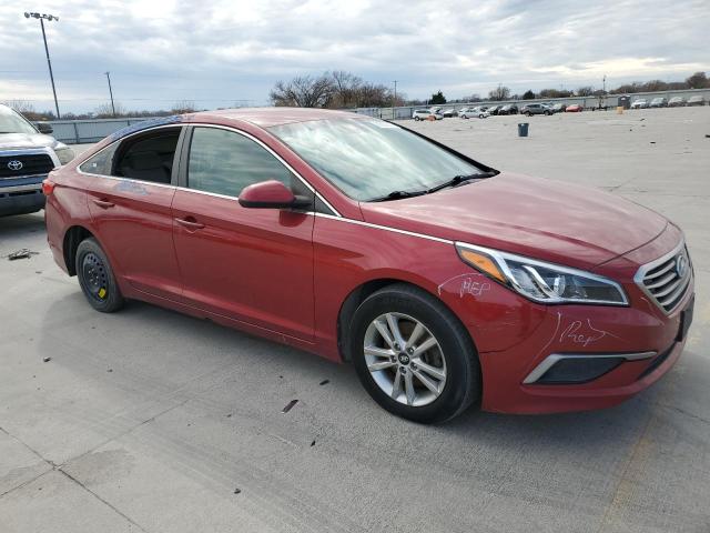 5NPE24AF7GH383734 - 2016 HYUNDAI SONATA SE RED photo 4