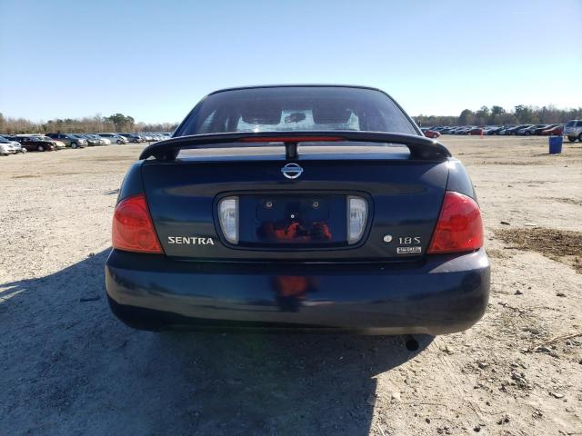 3N1CB51D66L600347 - 2006 NISSAN SENTRA 1.8 BLUE photo 6