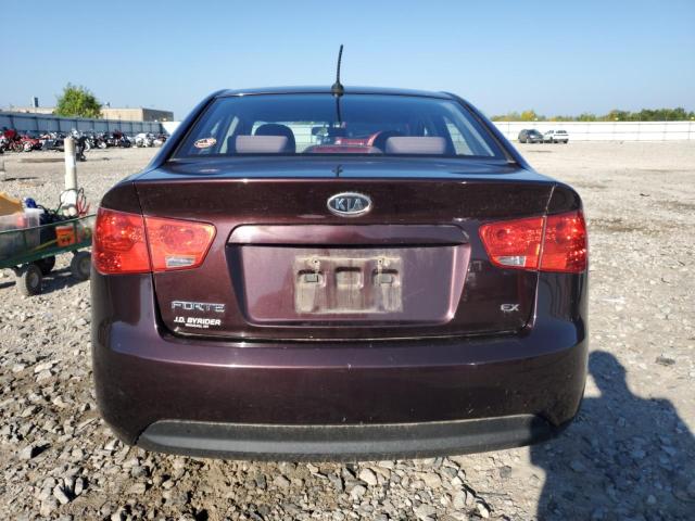 KNAFU4A22A5098049 - 2010 KIA FORTE EX 勃艮第红 照片 6
